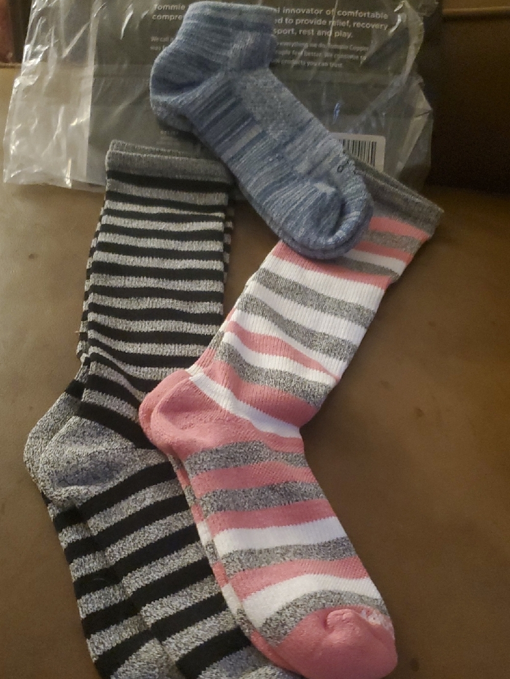 Socks Tommie Copper 3 Pairs Stripped Socks As Pictured